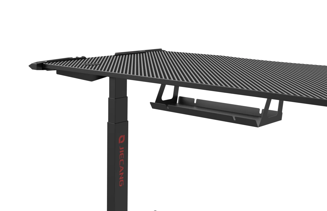 Jiecang Adjustable Stand Computer Table Desks L Shaped Sitting Standing Gaming Desk New